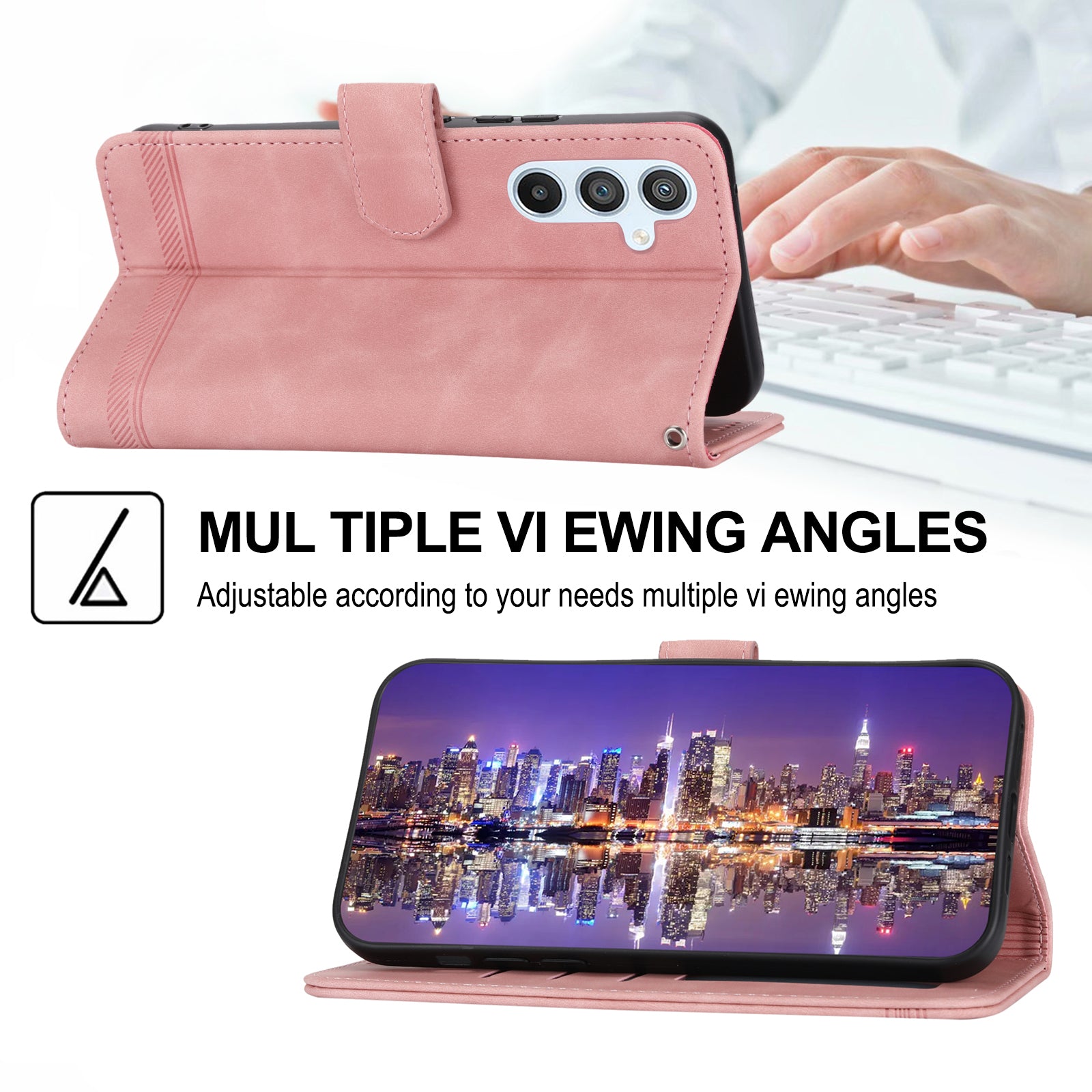 DIERFENG DF-03 Mobile Phone Leather Case for Samsung Galaxy A54 5G Lines Imprinted Stand Wallet Phone Cover DIERFENG DF-03 Mobile Phone Leather Case for Samsung Galaxy A54 5G Lines Imprinted Stand Wallet Phone Cover